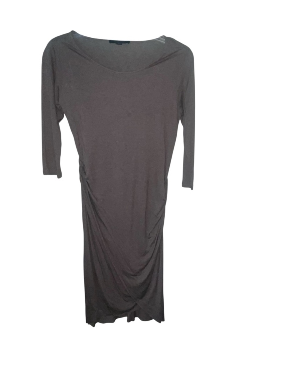 All Saints wool blend wrap, ruched drape dress.  6 GUC - Picture 3 of 7